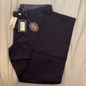Brand New Ted Baker Men Trouser, 38 R, Navy